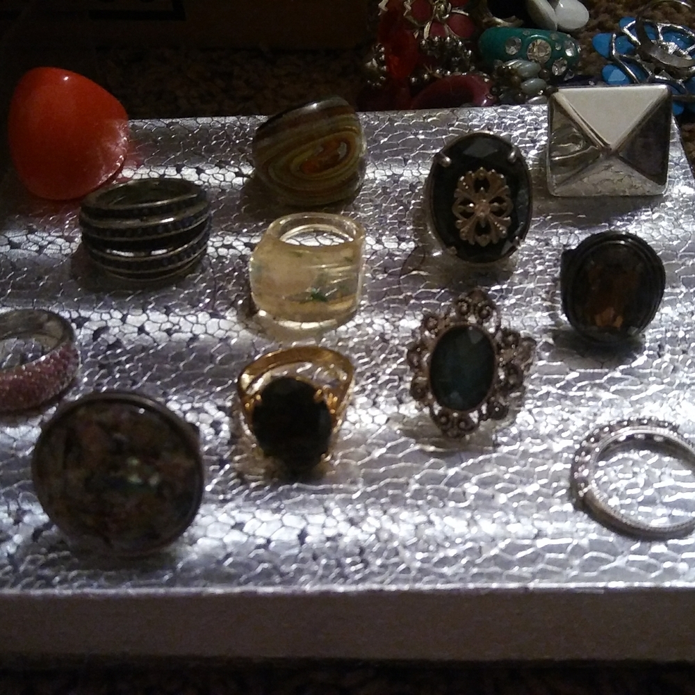 Costume jewelry rings
